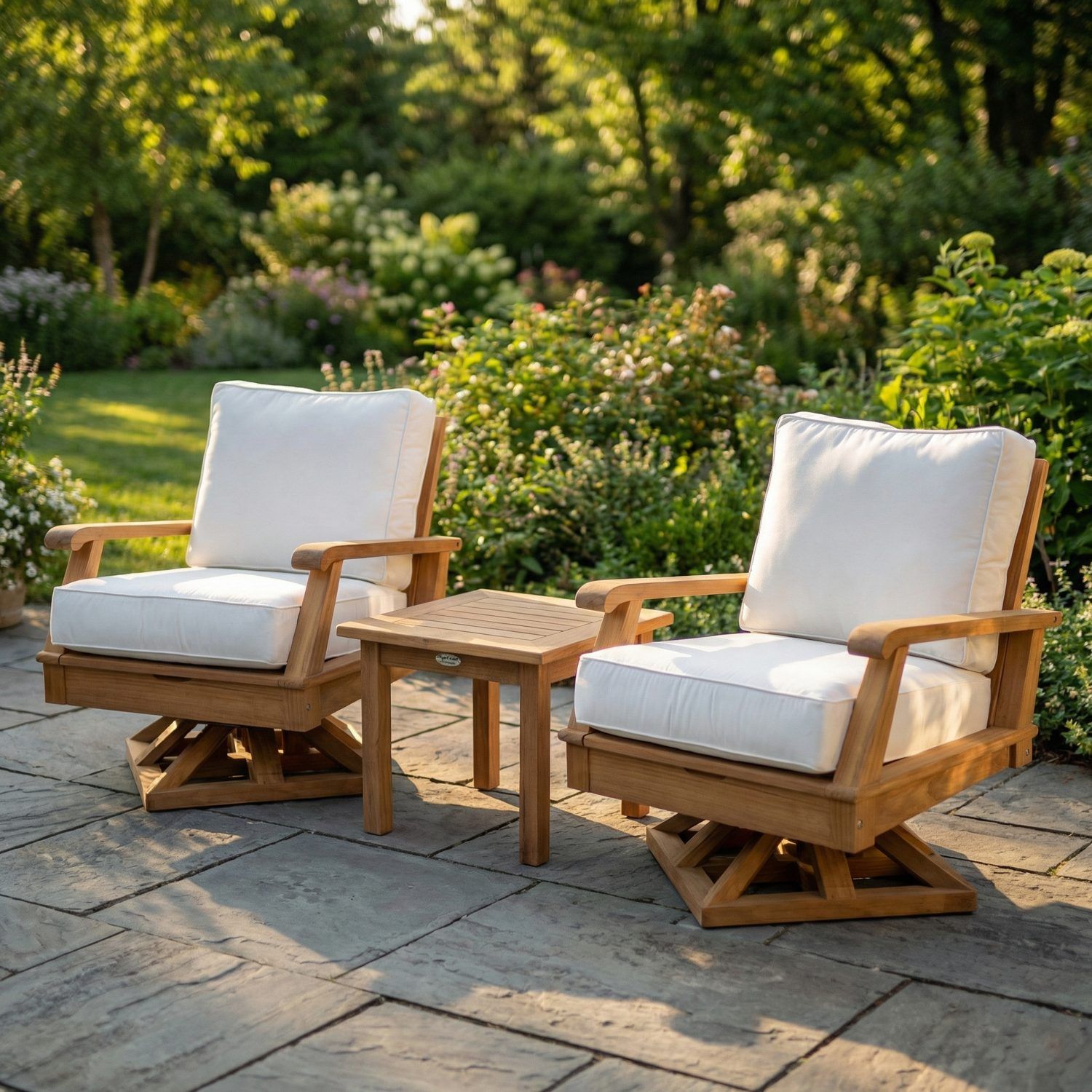 Royal Teak Collection Miami Swivel Lounge Chair