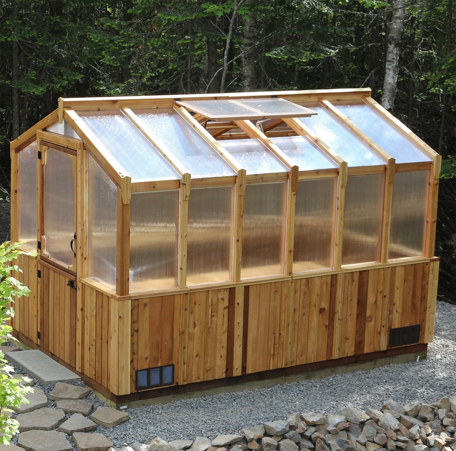 Outdoor Living Today 8 x 12 Cedar Greenhouse