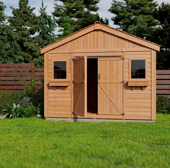 Outdoor Living Today 12 x 12 Foot SpaceMaster Cedar Shed