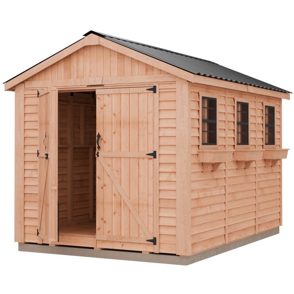Outdoor Living Today 8 x 12 Foot SpaceMaster Cedar Shed