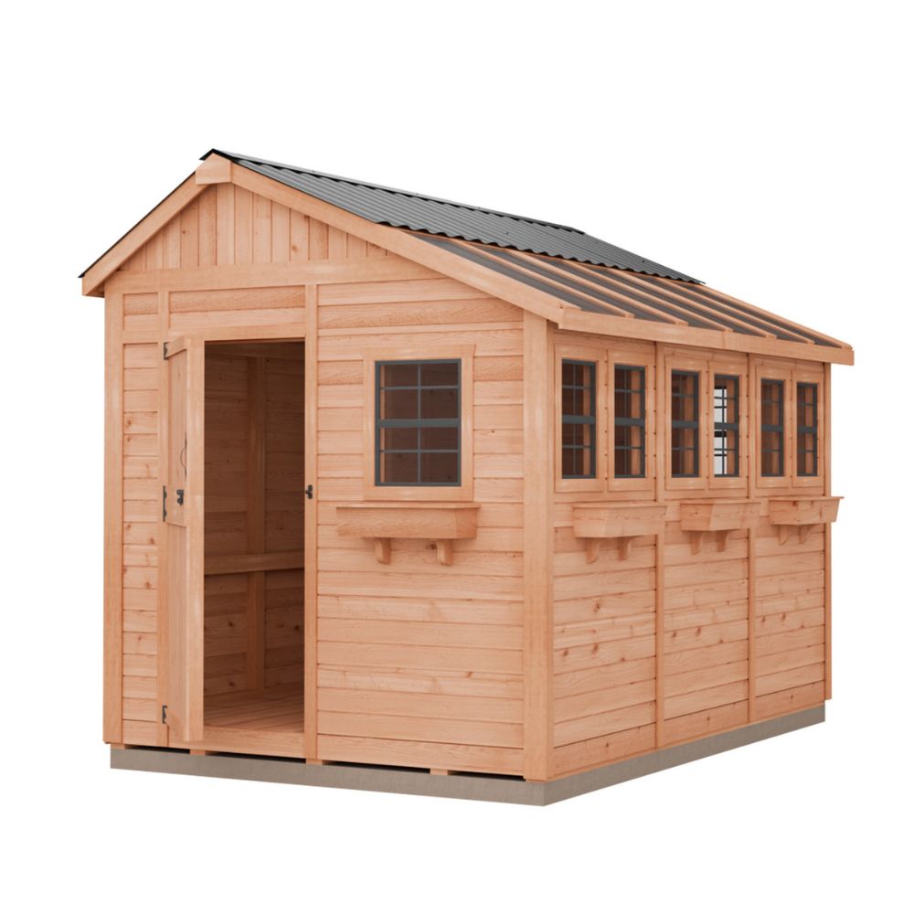 Outdoor Living Today 8 x 12 Foot SunShed Cedar Garden Shed