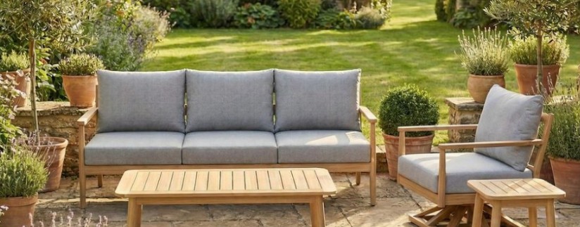 Royal Teak Collection 3-Seater Palma Sofa