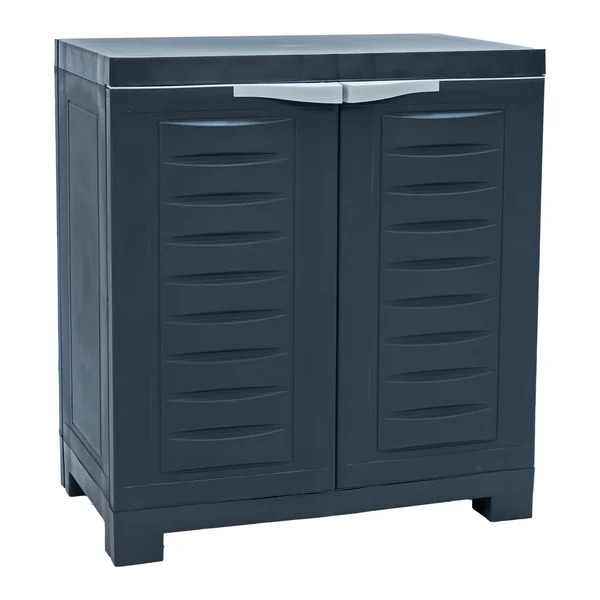 Sunnydaze 26 Inch Storage Cabinet with Adjustable Shelf