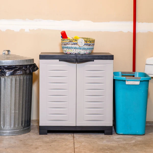 Sunnydaze 26 Inch Storage Cabinet with Adjustable Shelf