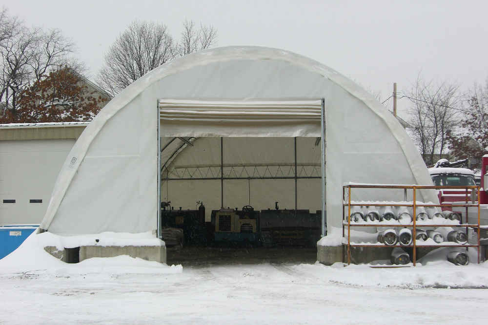 Rhino Shelter 30 x 65 Foot Commercial Round Truss Building