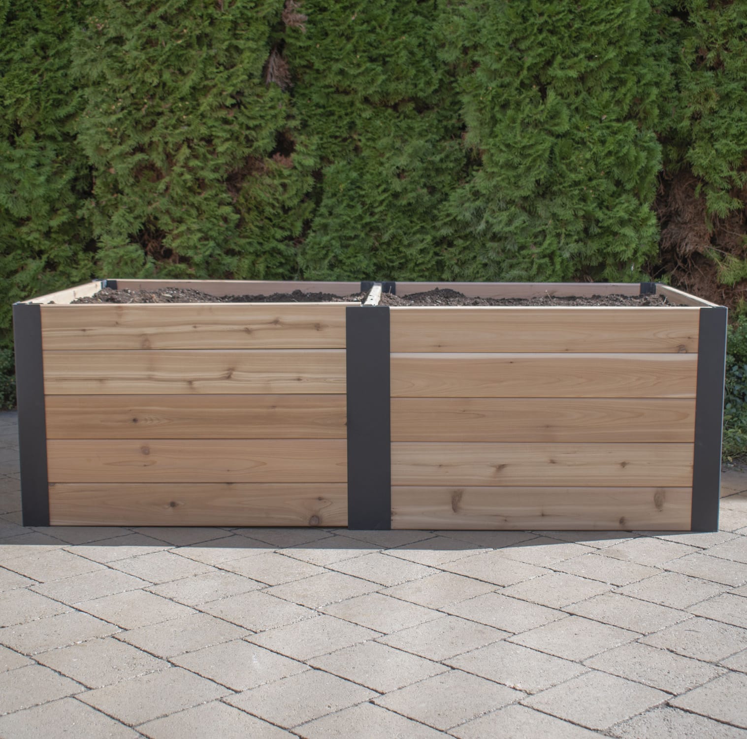 Outdoor Living Today 6 x 3 Foot Urban Cedar Raised Garden Bed