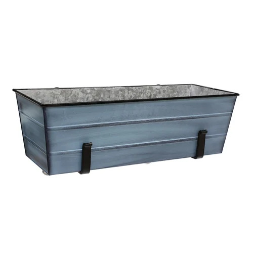 Achla 23 x 9 Inch Flower Box with Mounting Options