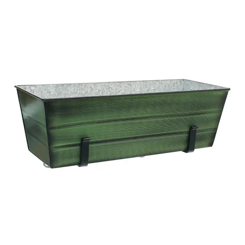 Achla 23 x 9 Inch Flower Box with Mounting Options