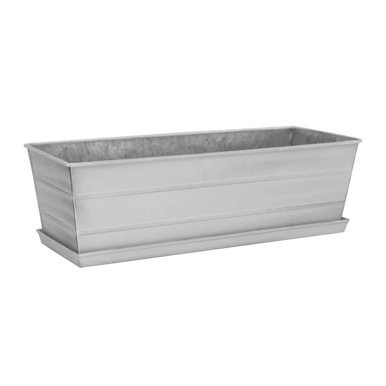 Achla 23 x 9 Inch Flower Box with Mounting Options