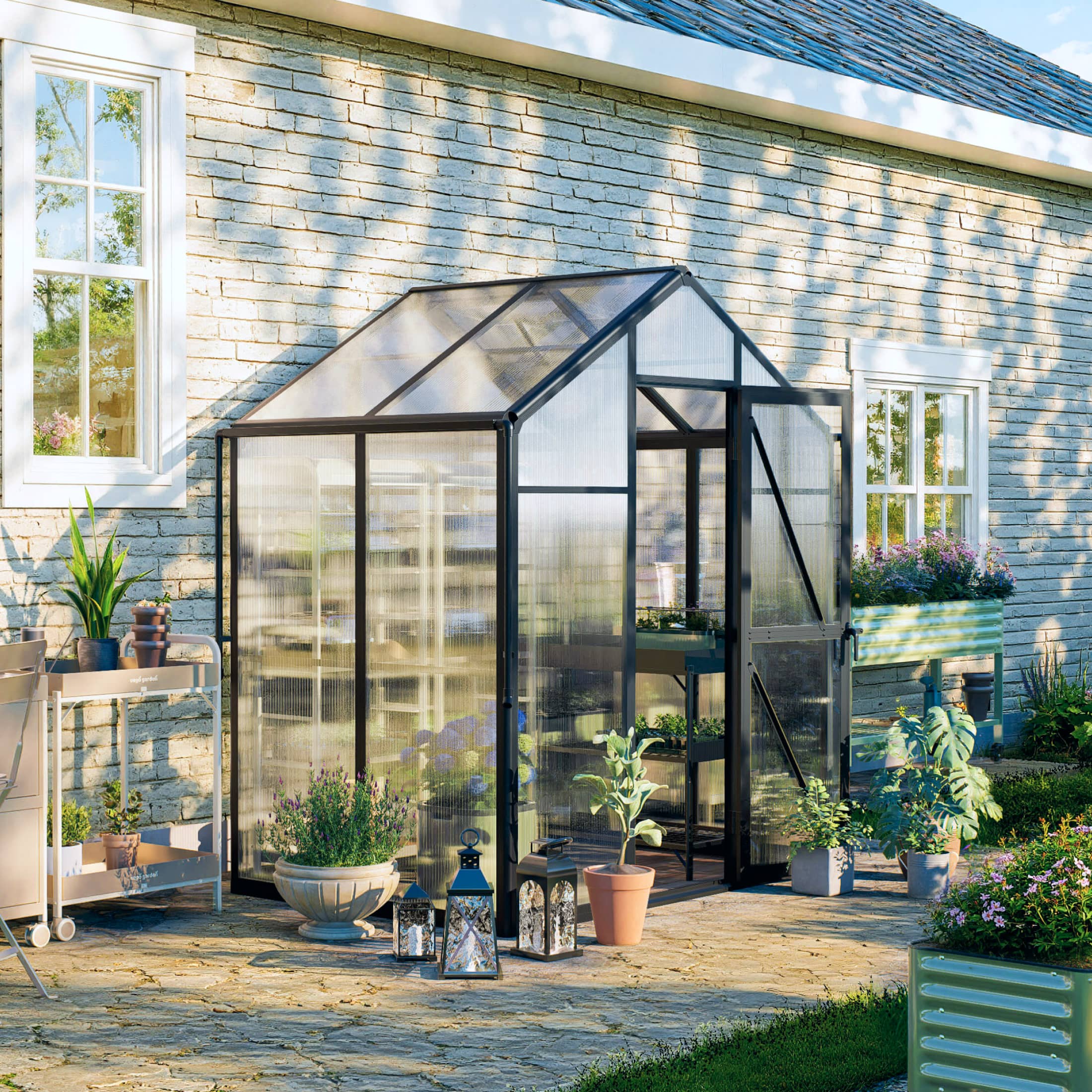 Vego Garden 6.5 x 4.5 Foot Junior Victorian Greenhouse