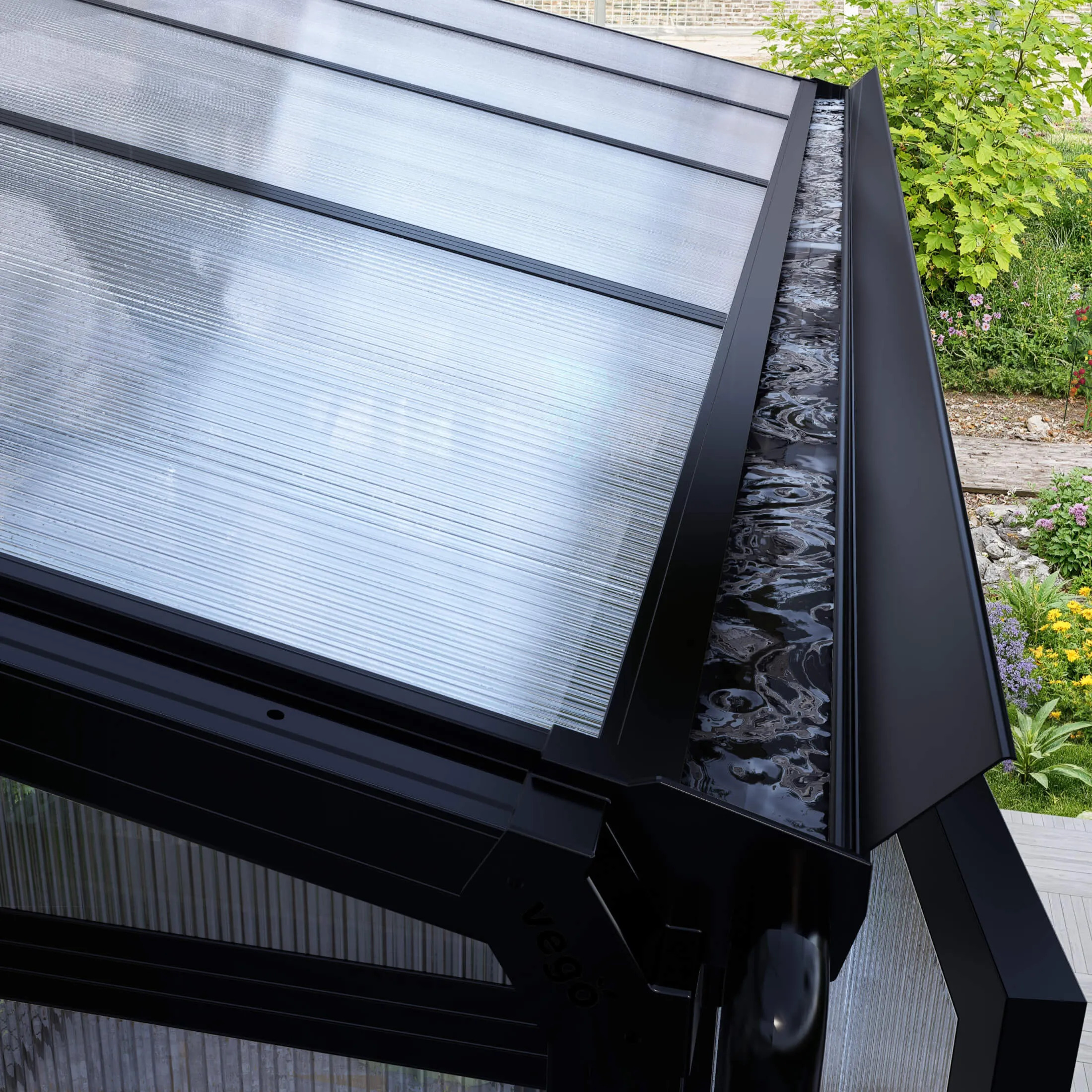 Vego Garden 12.5 x 8.5 Foot Lean-To Greenhouse