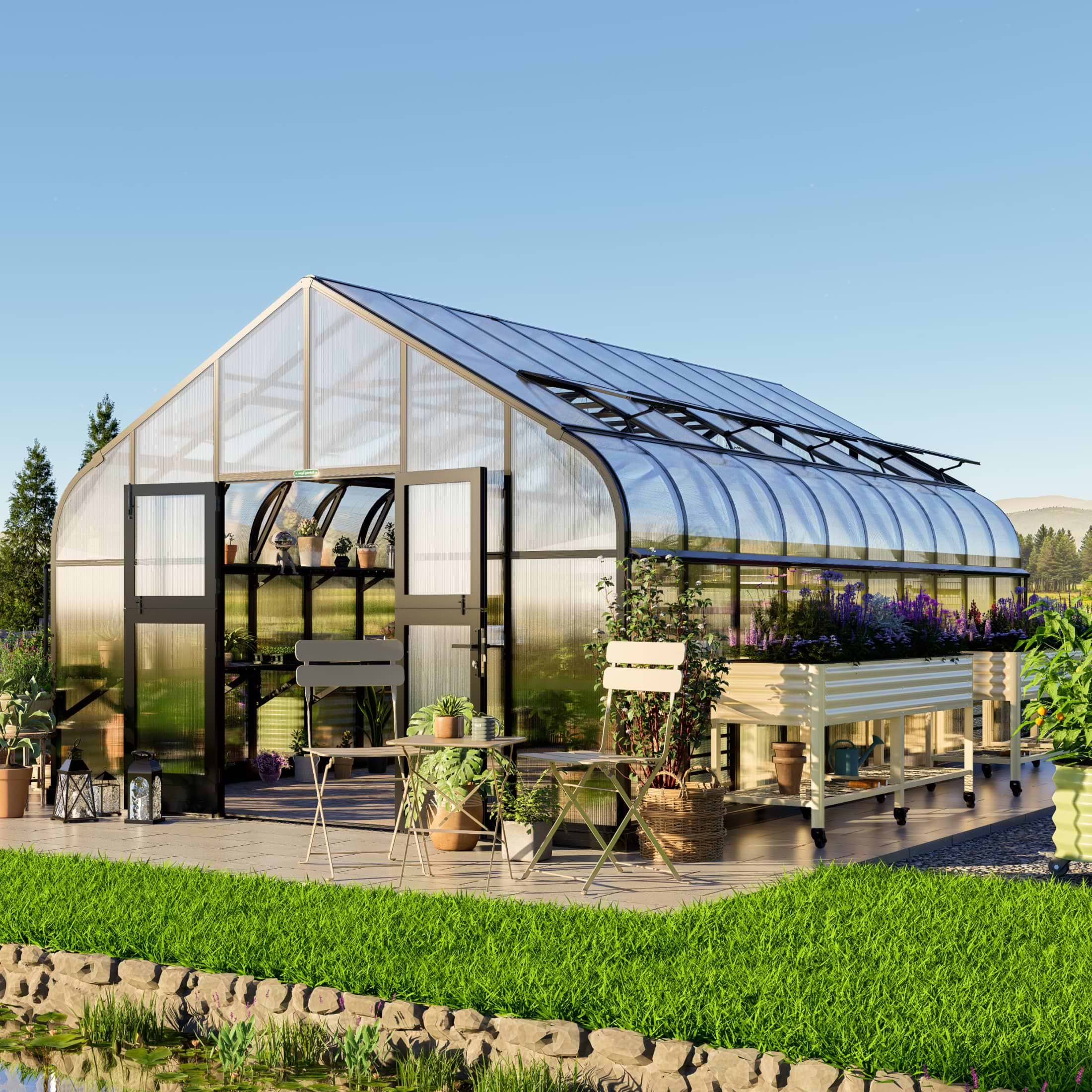 Vego Garden 12.5 x 16.5 Pacific Greenhouse Kit