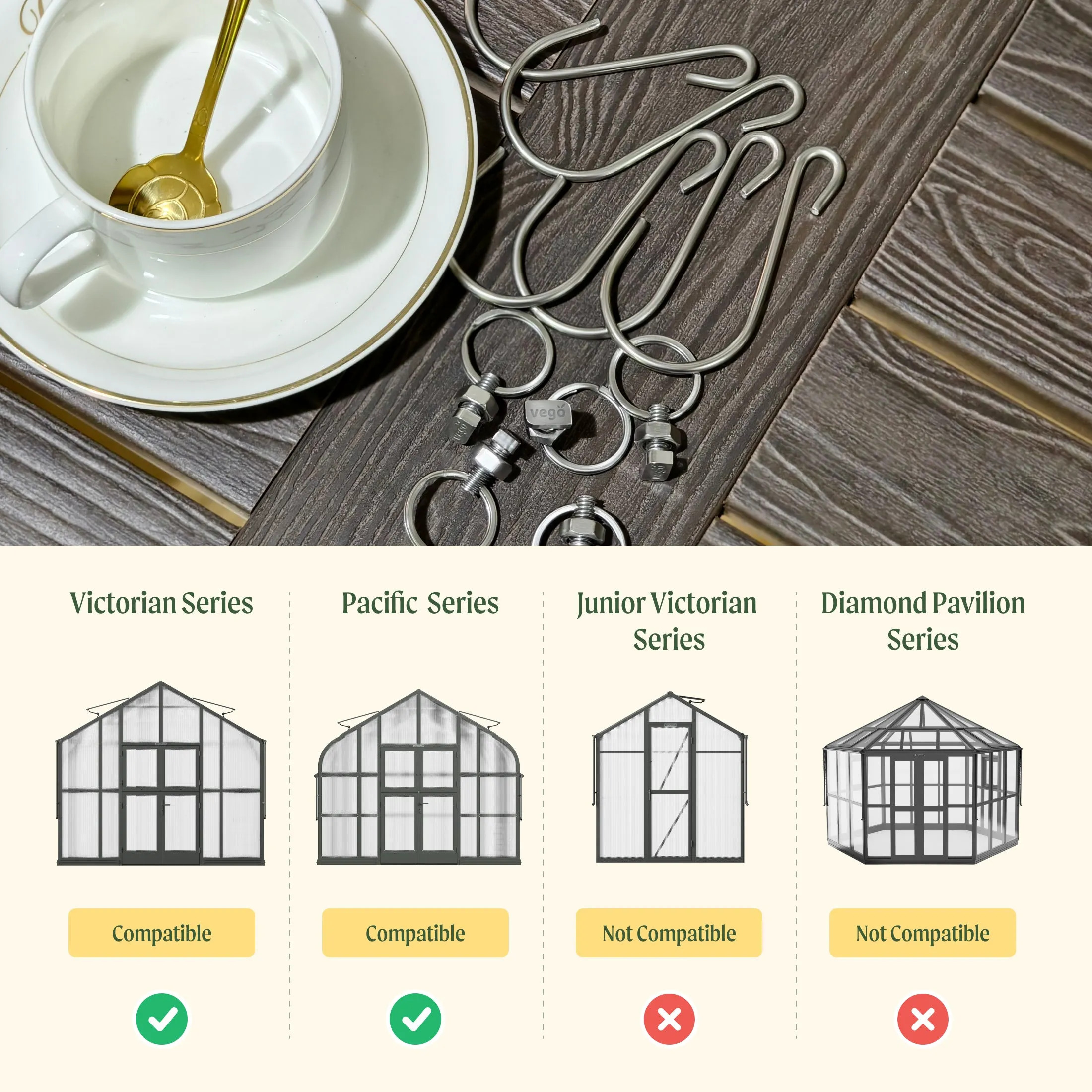 Vego Garden Greenhouse Hanging Kit