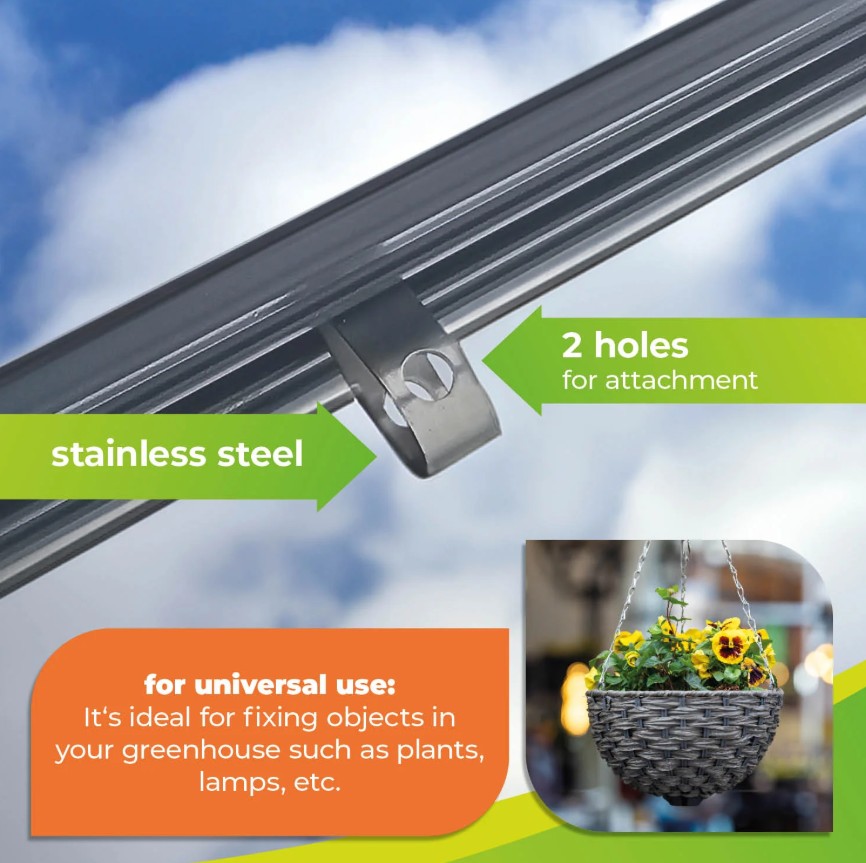 Bio Green Stainless Steel V-Spring Clips - 10 Piece Set