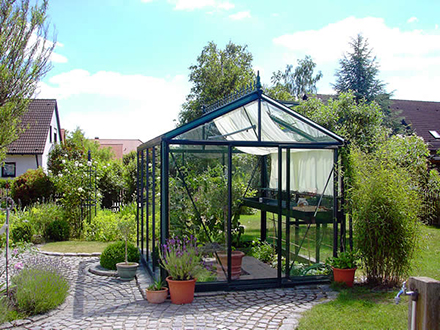 Janssens Single Sliding Door for Royal Victorian Greenhouses