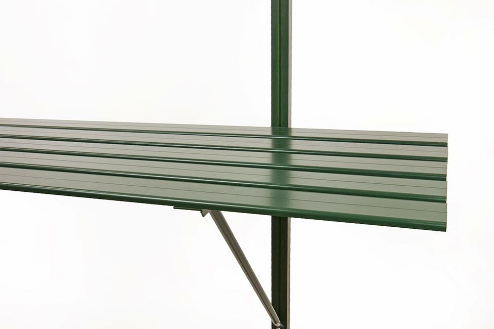 Janssens Slat Shelving for Victorian Greenhouses