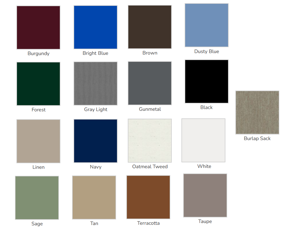 Awntech 7 Foot Charleston Sloped Fixed Awning - Neutral Colors