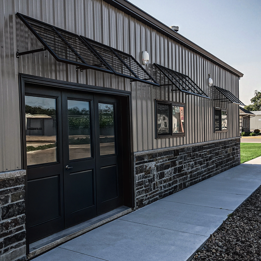 Awntech 7 Foot Bahama Aluminum Stationary Awning