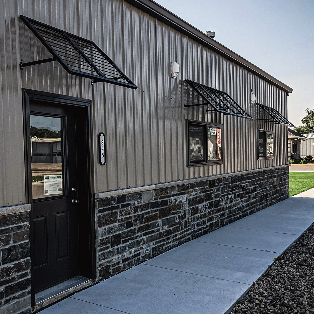 Awntech 4 Foot Bahama Aluminum Stationary Awning