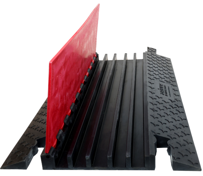 Driver Industrial Safety RhinoGuard 50 Inch 5-Channel ADA-Compliant Industrial Cable Protector