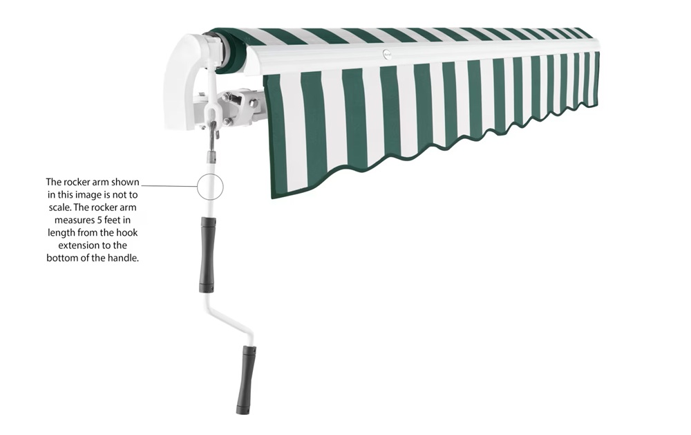 Awntech California Manual Retractable Awning with Valance Options