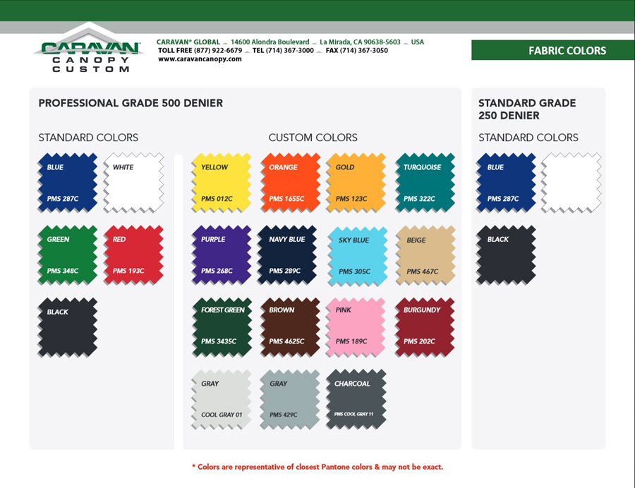 Caravan Aluma 10' x 15' Canopy Package Deal with Professional Sidewalls