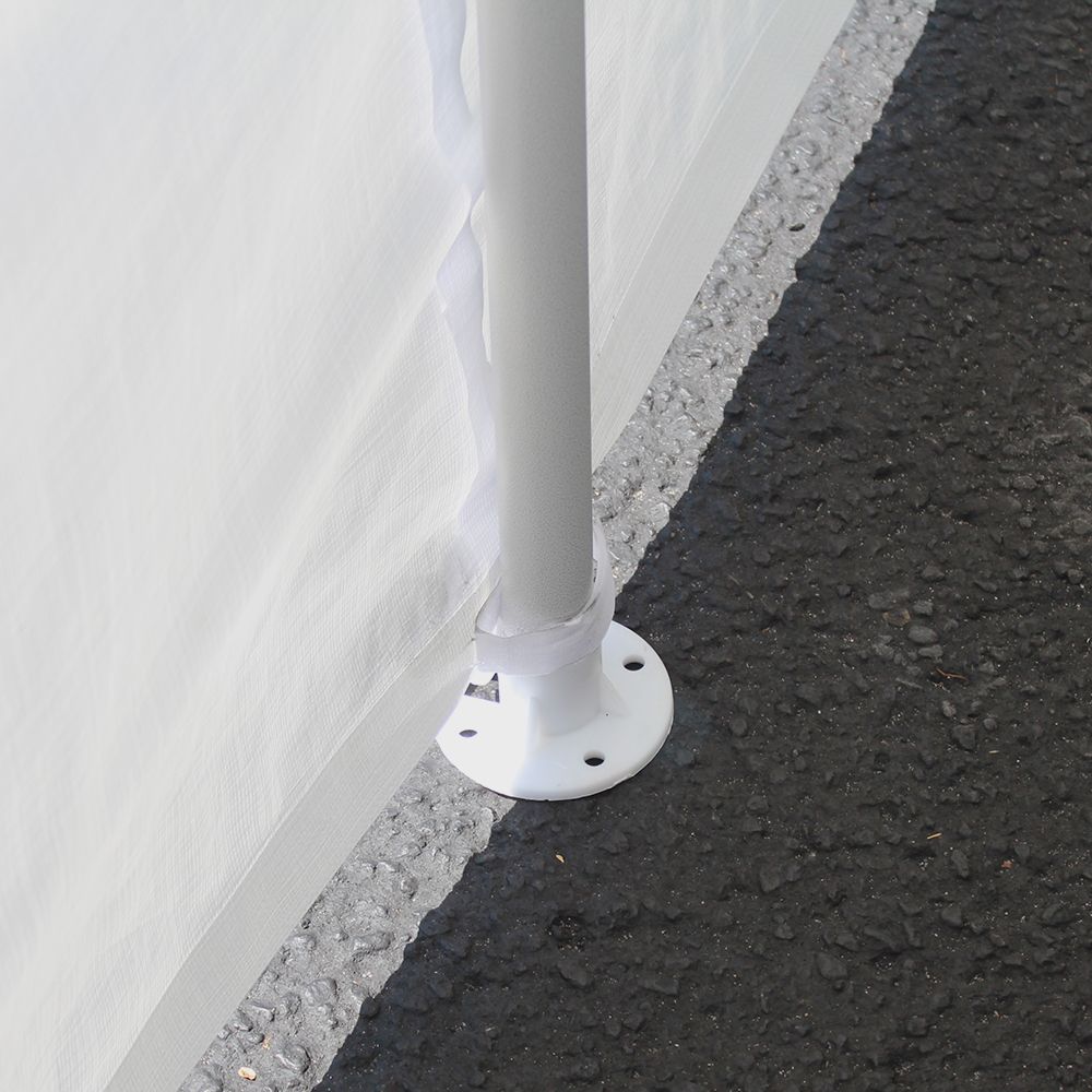 King Canopy 10 x 20 Foot White Steel Frame Universal Canopy