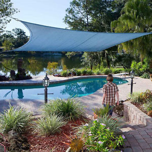 Coolaroo Coolhaven 12' Square Shade Sail with Fixing Kit Option