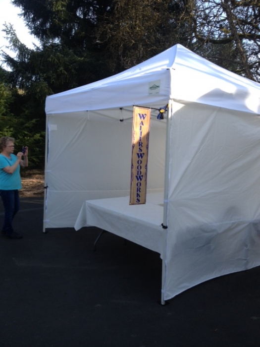 Caravan Canopy 10 x 10 Foot DisplayShade Canopy Package with Side Walls and Weight Bags