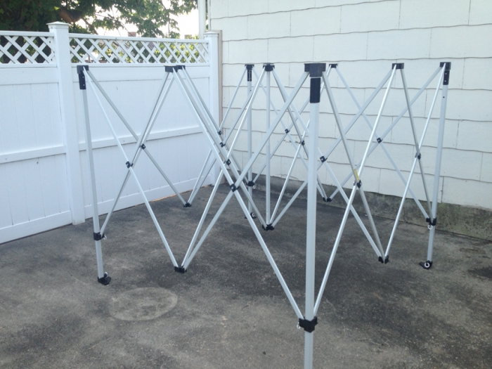 Caravan Canopy 10 x 10 Foot DisplayShade Canopy Package with Side Walls and Weight Bags