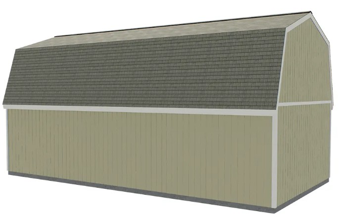 Best Barns 16 x 28 Foot Crafted Colossal Wood Storage Shed