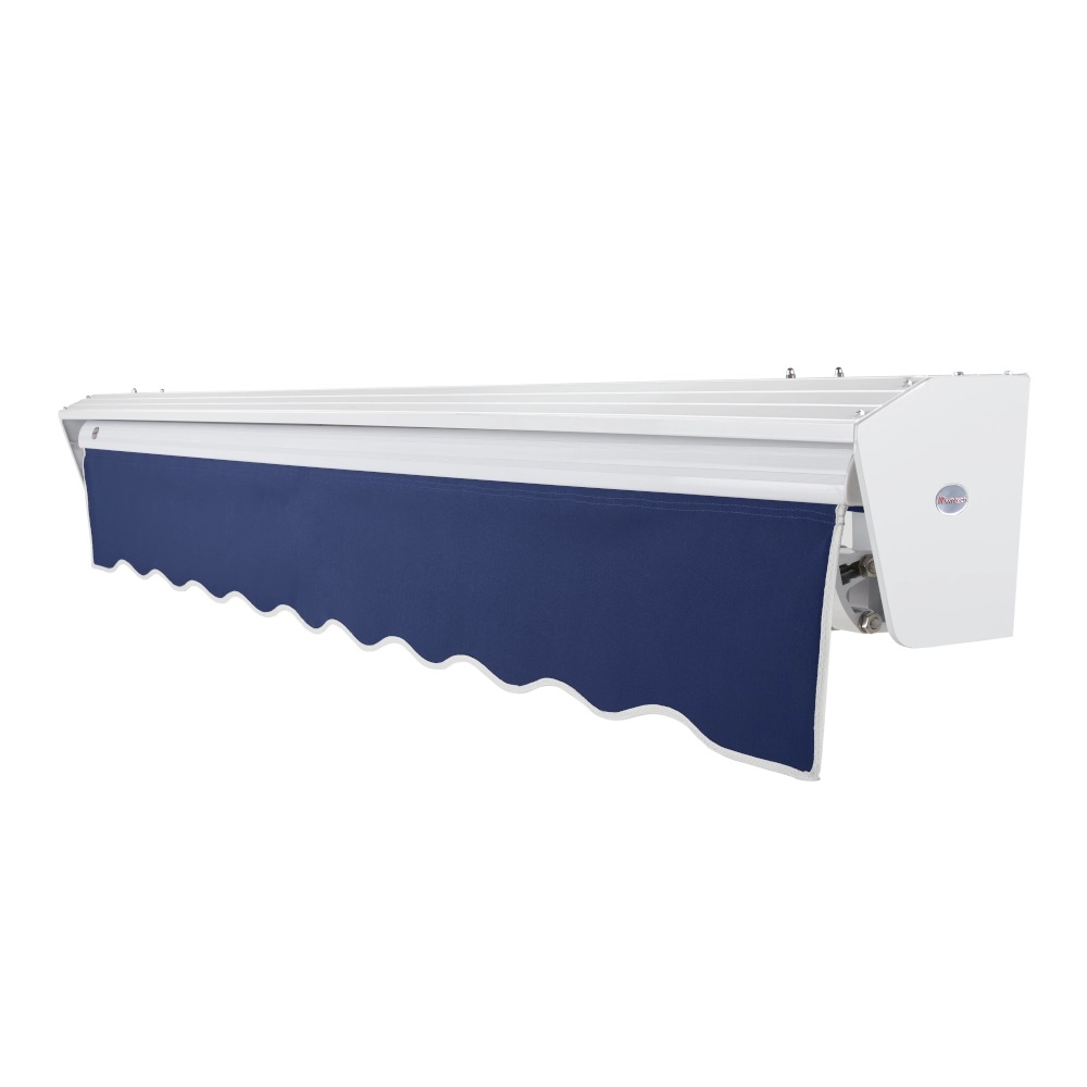 Awntech 12 x 10 Foot Destin Retractable Patio Awning - Burlap Sack