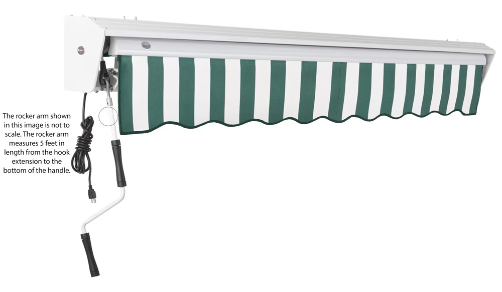 Awntech Destin Motorized Retractable Awning with Remote