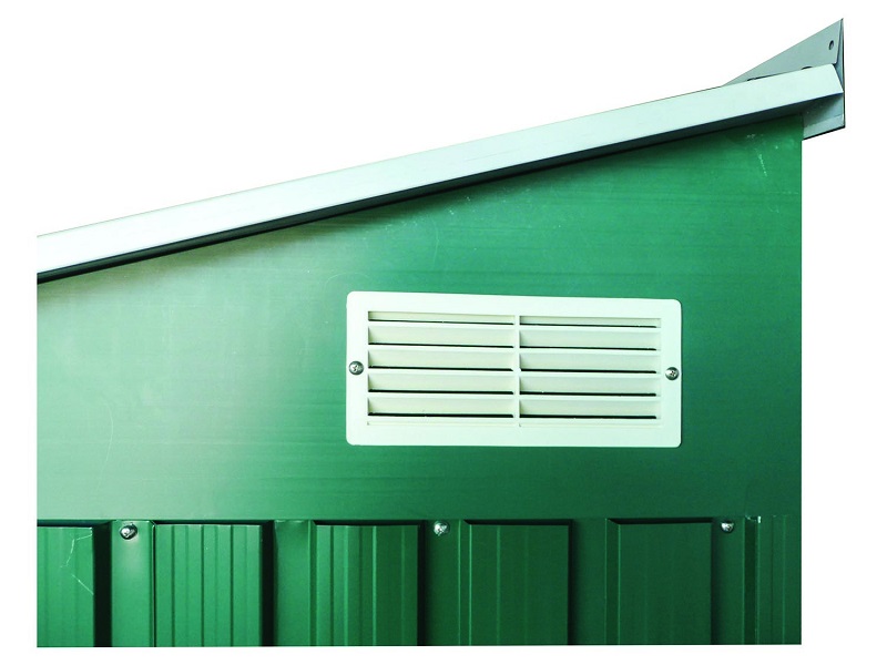 DuraMax 8 x 3 WoodStore Combination Steel Storage Shed Kit