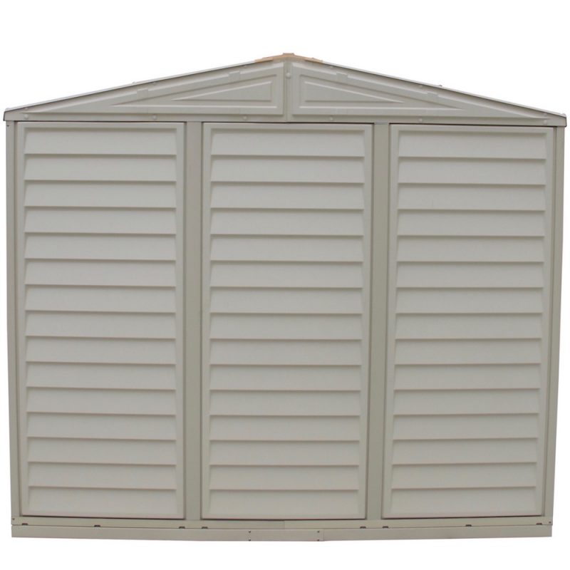 DuraMax DuraMate 8 x 8 Vinyl Storage Shed and Foundation Kit