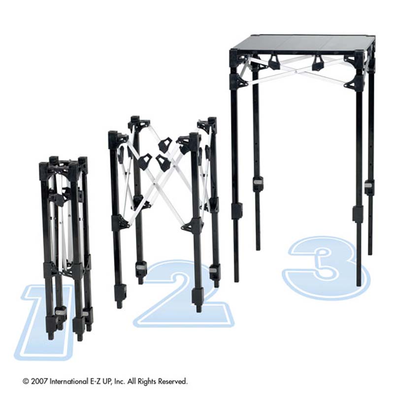 E-Z UP Instant Table System - 2 Foot x 2 Foot