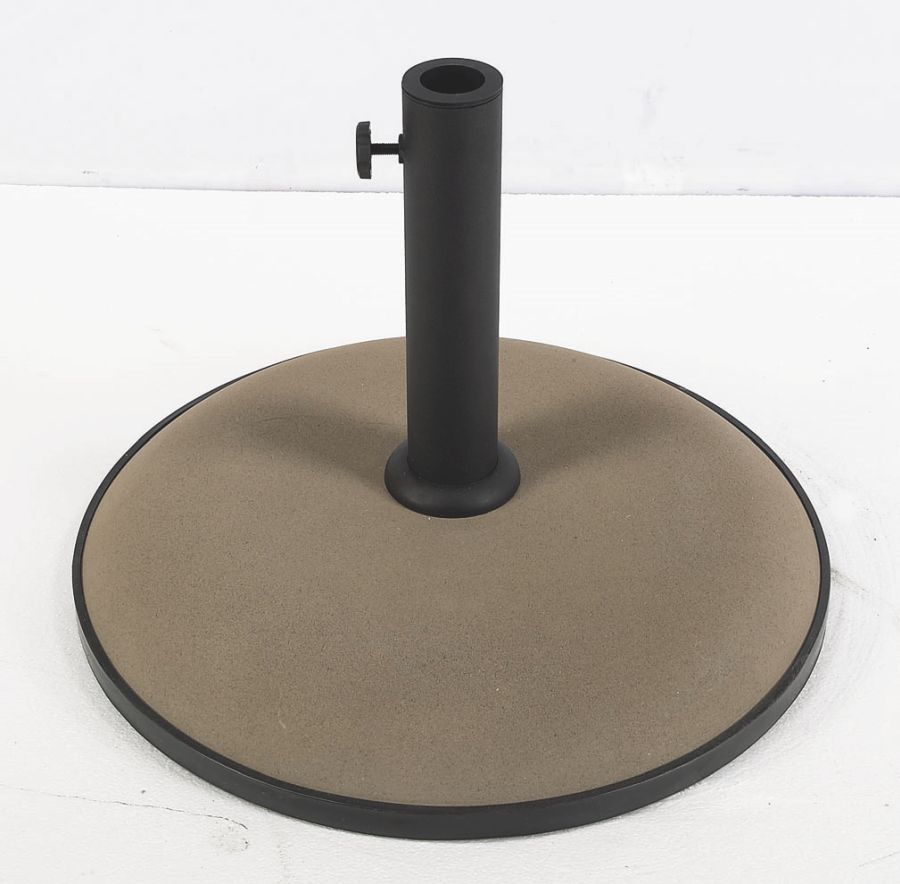 Fiberbuilt 19 Inch Concrete Weighted Umbrella Base - 55 Pounds