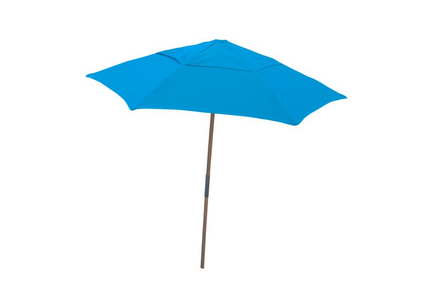 Fiberbuilt 7.5 Foot Hexagon Beach Umbrella with Acrylic Canopy