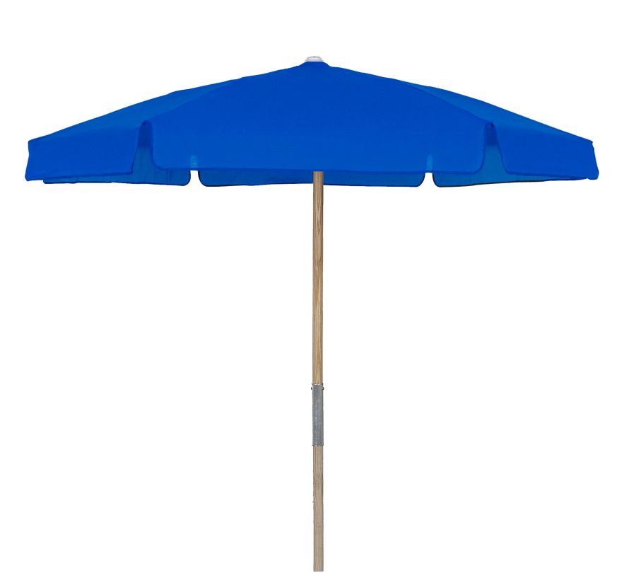 Fiberbuilt 7.5 Foot Hexagon Beach Umbrella with Vinyl Canopy