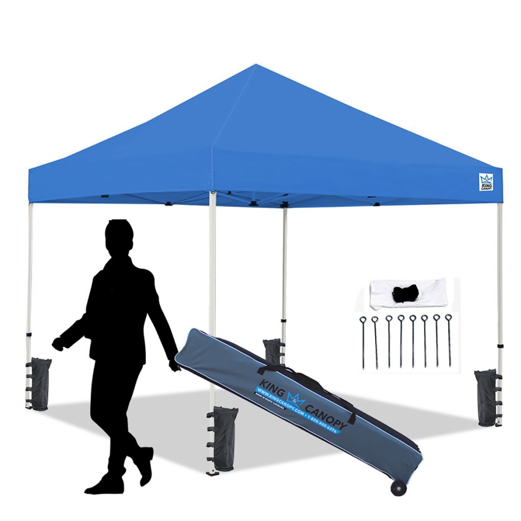 King Canopy 10 x 10 Foot Festival Instant Pop Up Canopy