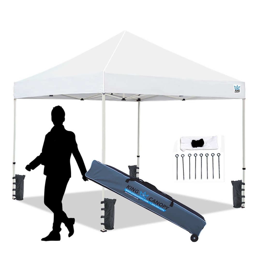 King Canopy 10 x 10 Foot Festival Instant Pop Up Canopy