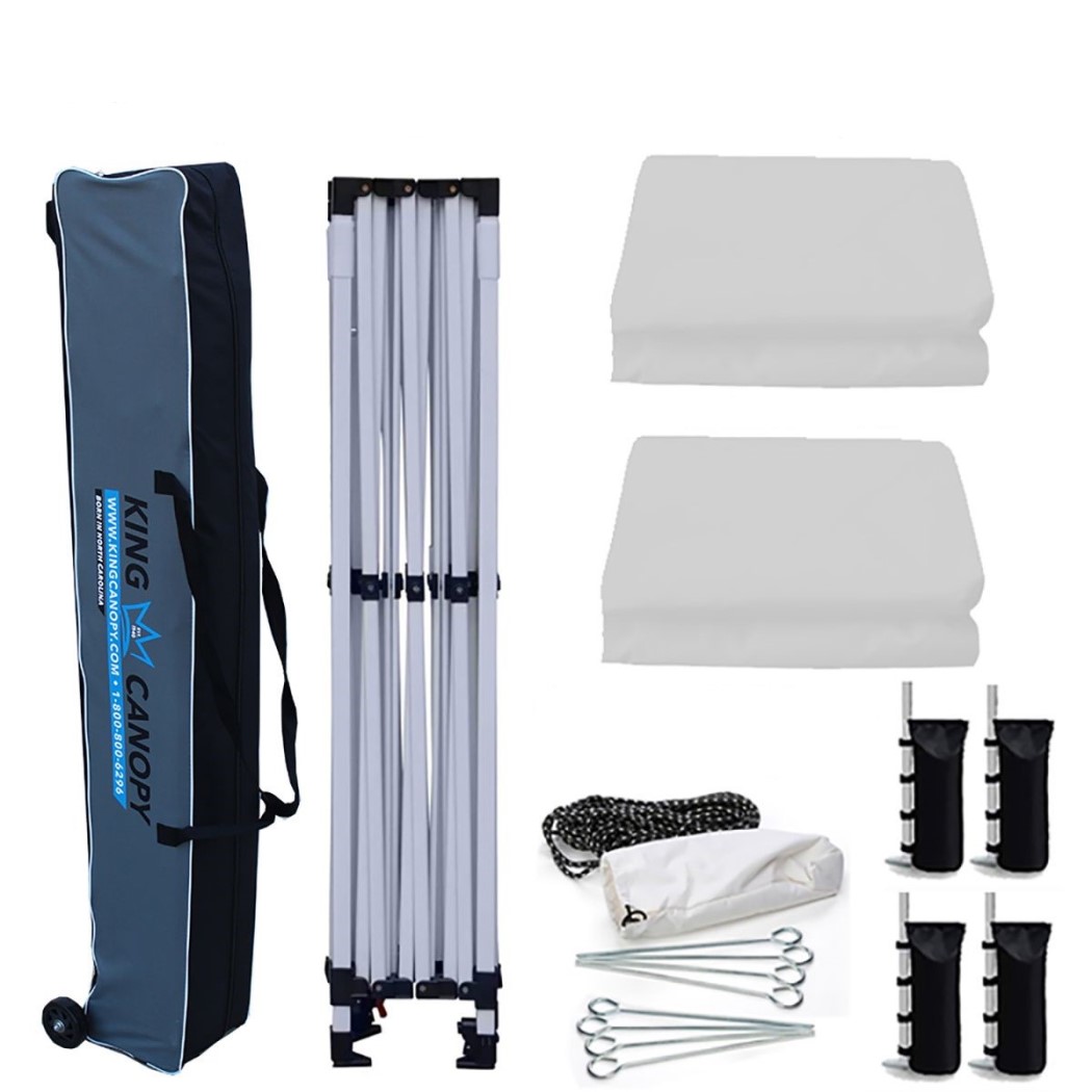King Canopy 10 x 10 Foot Festival Instant Pop Up Enclosed Canopy