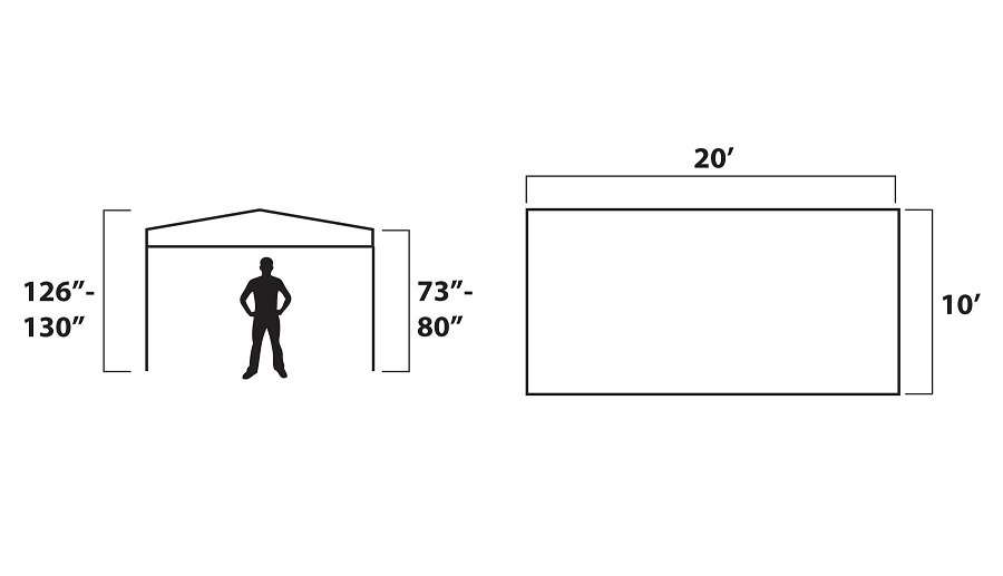 GigaTent 10 x 20 Outdoor Canopy - GT004