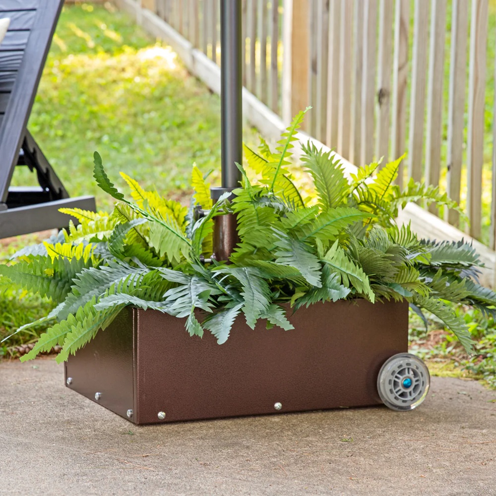 Sunnydaze 17 Inch Patio Umbrella Planter Base