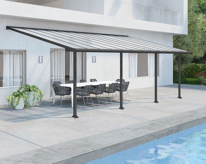 Palram - Canopia Olympia 10 x 14 White Patio Cover