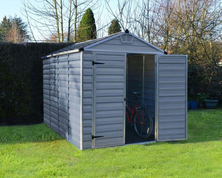 Palram - Canopia SkyLight 6 x 12 Grey Storage Shed