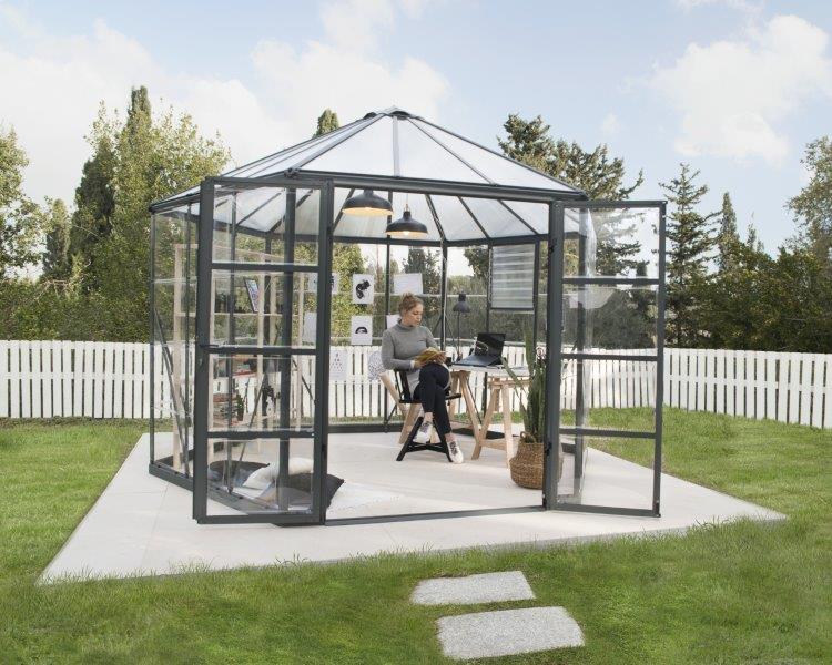 Palram - Canopia 12 Foot Oasis Hex Greenhouse