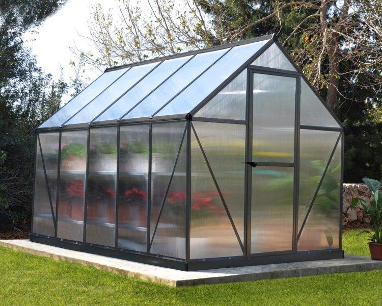 Palram - Canopia Grey Mythos 6 x 10 Greenhouse