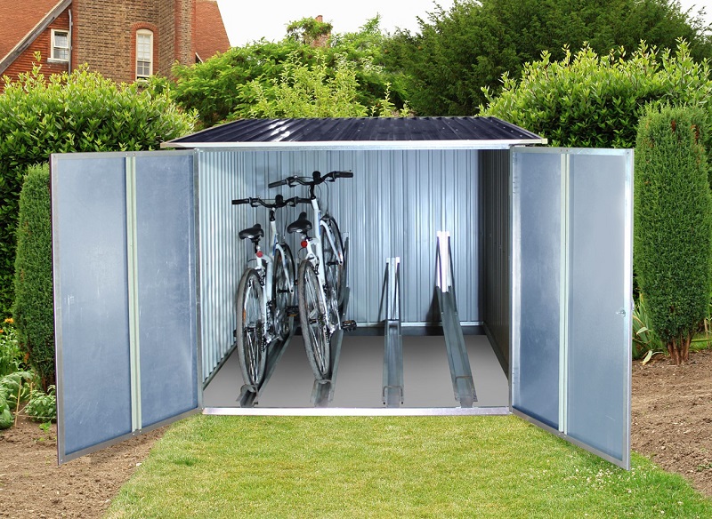 DuraMax 6 x 6 Metal Bicycle Lean-To Shed Kit