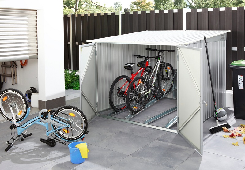 DuraMax 6 x 6 Metal Bicycle Lean-To Shed Kit